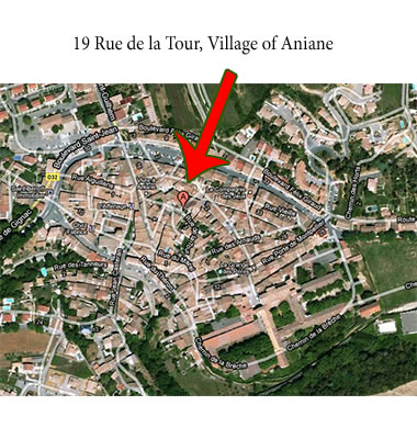 map of Aniane